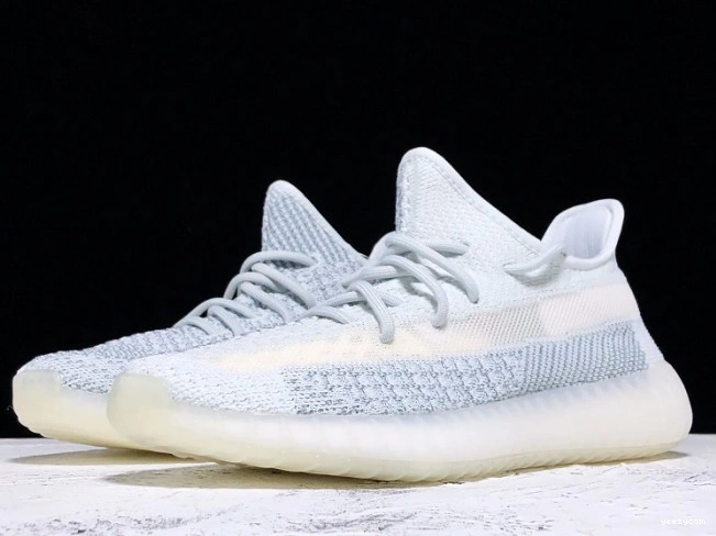 V2 Reflective Boost White Yeezy Cloud FW5317 Adidas 350 0712